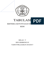 Tabulasi KKM