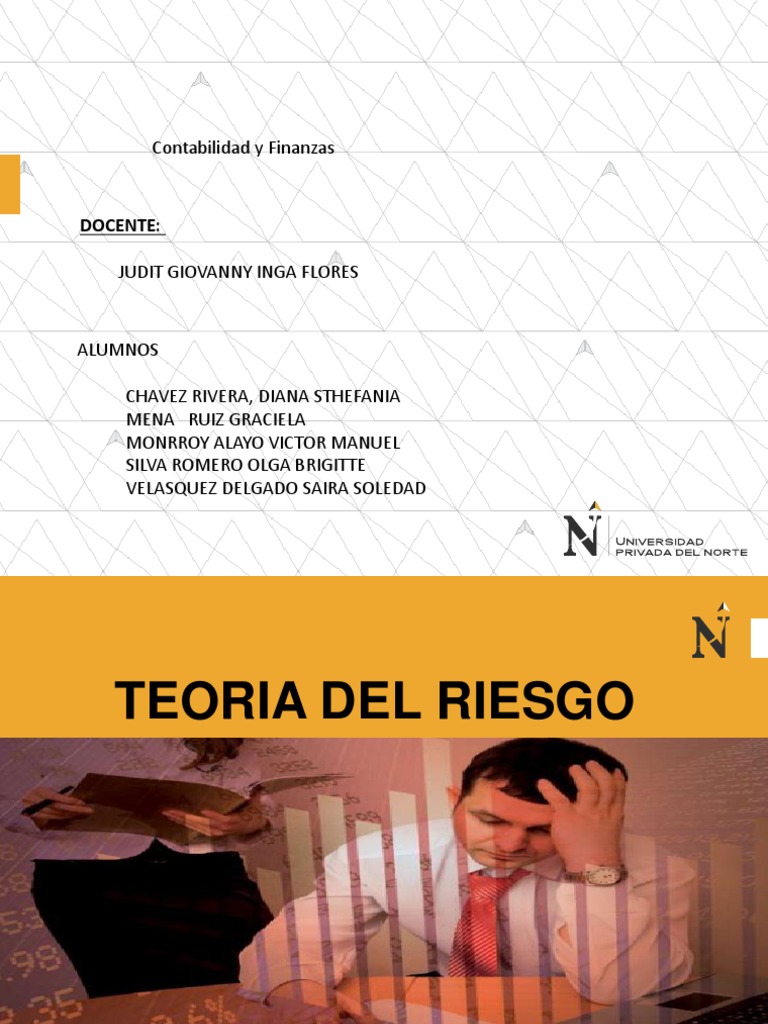 Teoria Del Riesgo | Descargar gratis PDF | Riesgo | Toma de decisiones