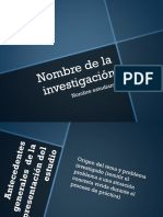 PPT de La Investigación