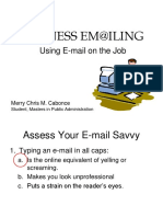 Business Em@Iling: Using E-Mail On The Job