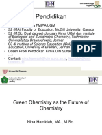 Materi Kuliah Green Chemistry