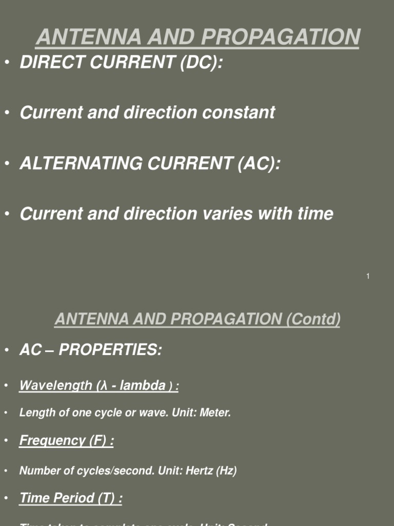 Antenna and Propagation | PDF | Radio Propagation | Antenna (Radio)