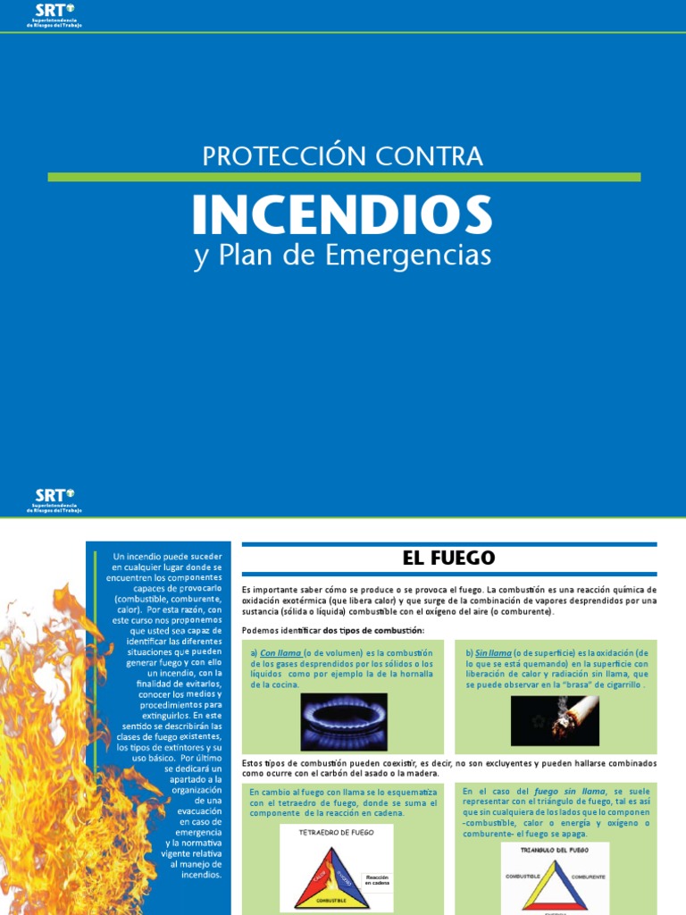 Protección Contra Incendios y Plan de Emergencia | PDF | Combustión ...