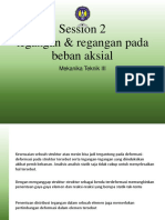 002 Tegangan Dan Regangan Pada Beban Aksial PDF