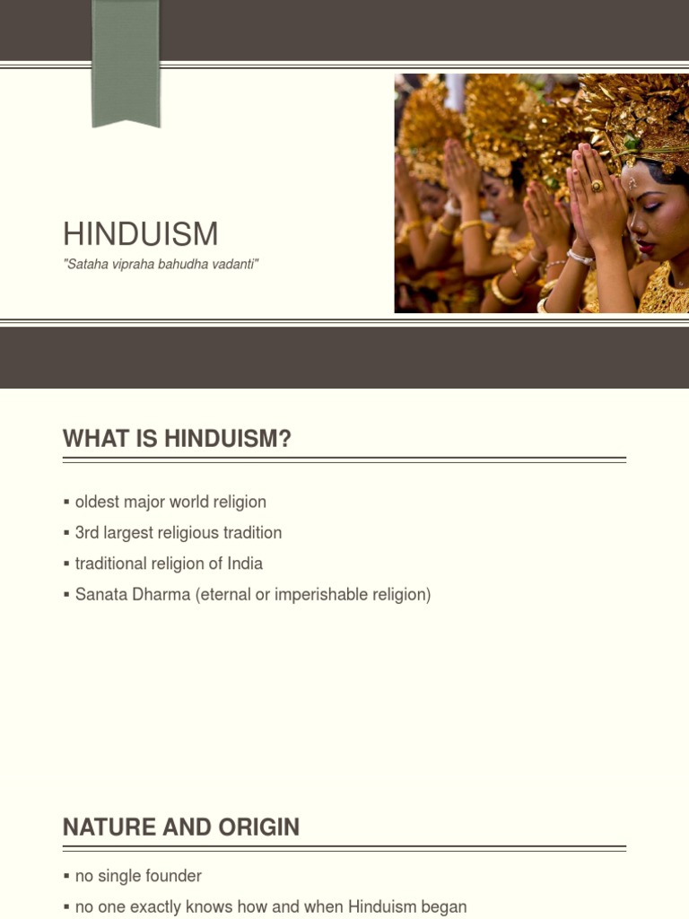 Understanding Hinduism and Its Beliefs | PDF | Religion & Spirituality