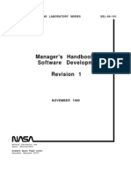 NASA SEL Manager’s Handbook for Software Development 