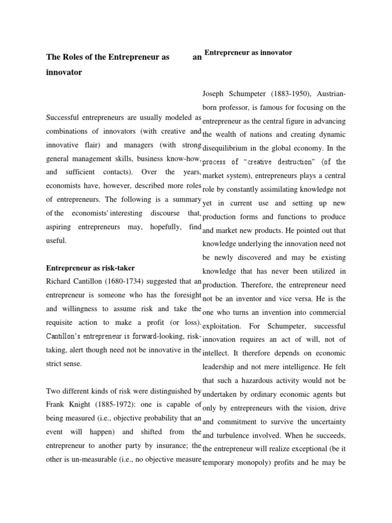 entrepreneurship development essay