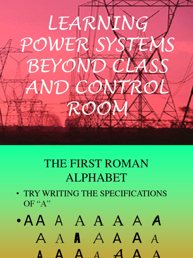 Power Systems Learning Resources Guide | PDF | Science & Mathematics ...