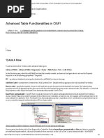 Advanced Table Functionalities in OAF! 