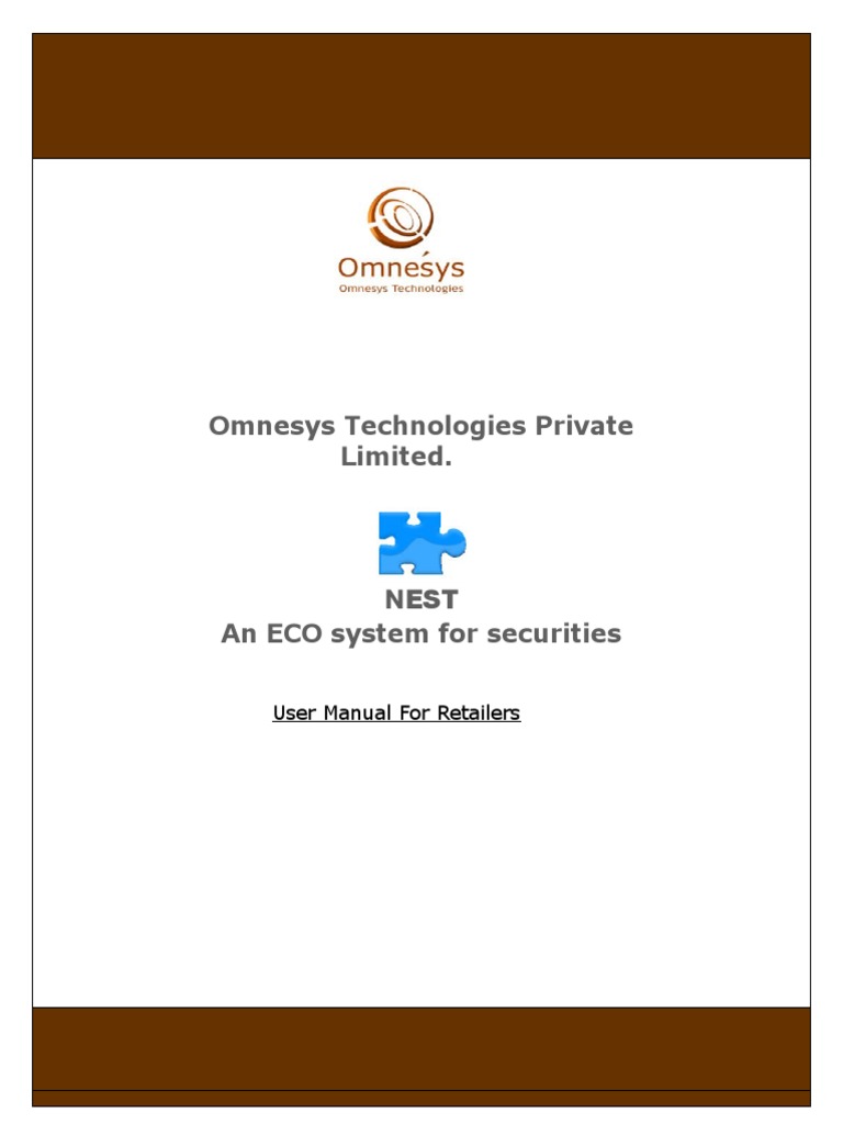 NEST User Manual PDF PDF Implied Volatility Order (Exchange)