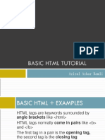 Basic HTML Tutorial: Azizul Azhar Ramli