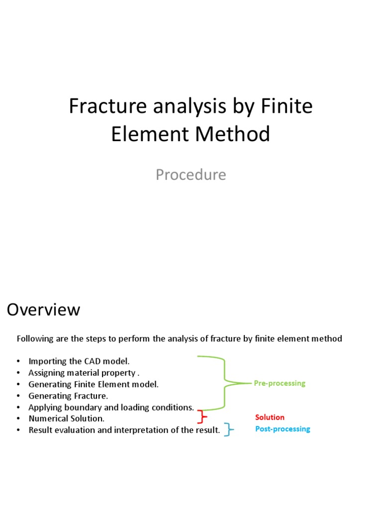 Finite Element Method for Fracture Analysis | PDF | Finite Element ...