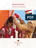 South Asian Wedding Package at Dream Resort