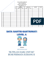 Format Data Nama Santri-Santriwati