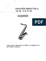 Progamación de Saxofón Bollullos