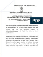 Admissions Advert