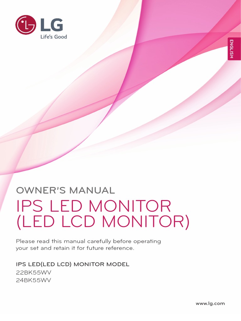 Ips Led Monitor (Led LCD Monitor) : Owner'S Manual | PDF | Video ...