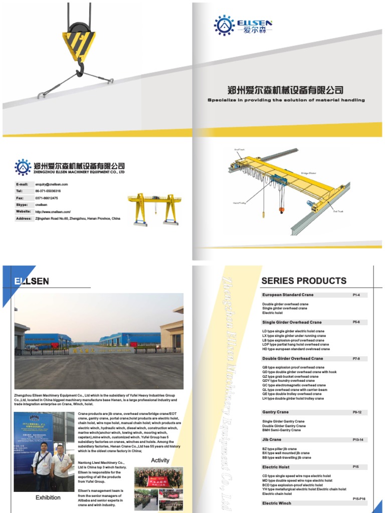 Overhead Crane Solutions and Specifications | PDF | Crane (Machine ...