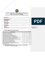 Angket Kepuasan Mahasiswa Terhadap Pelayanan Akademik: (Student Satisfaction Survey On Academic Services)