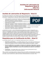 MLA II Information Spanish