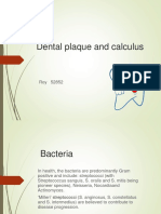 Dental Plaque and Calculus