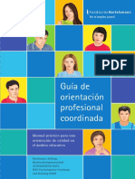 Orientacion Profesional Coordinada Manual Practico para Una Orientacion de Calidad en El Ambito Educativo