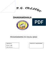 Dharamshala: Programming in Visual Basic