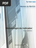 Metodologia Preliminar Monitor Do PIB-FGV - Novembro de 2015