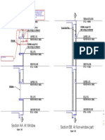 Section AA: at Window Section BB: at Non-Window Part: Terrace Floor F.F.L. +1 Terrace Floor F.F.L. +1