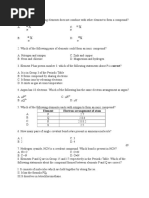 X X X X: Element Electron Arrangement of Atom