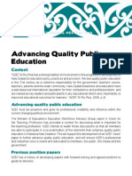Advancing Quality Public Education Special Report