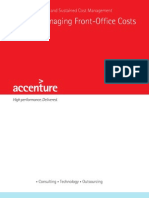 Accenture POV Front Office Cost Management