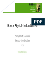 Human Rights in Indian Context Pranjal