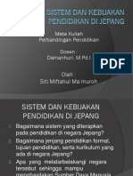 PENDIDIKAN JEPANG] Sistem dan kebijakan pendidikan di Jepang