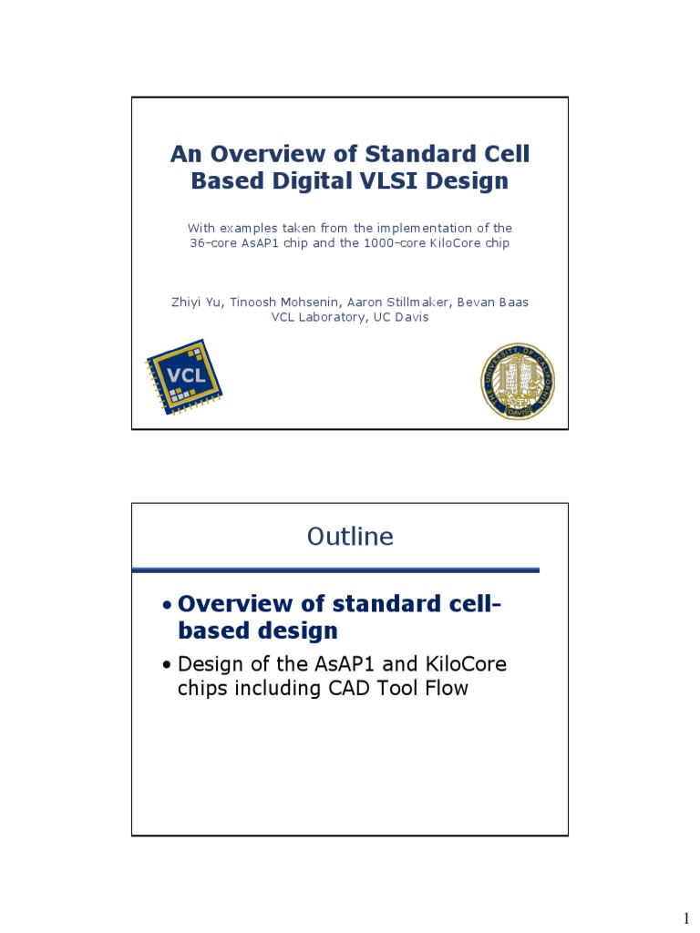 Handout STD Cell Design PDF | PDF | Electronic Design Automation ...