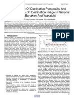 IJSTR The Influence of Destination Personality and Perceived Value On Destination Image in National Park Bunaken and Wakatobi