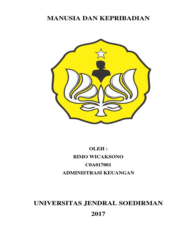 MAKALAH MANUSIA DAN KEPRIBADIAN