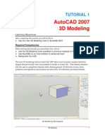 AutoCAD 2007 Tutorial 1