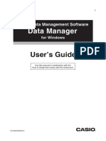 Data Manager: User's Guide