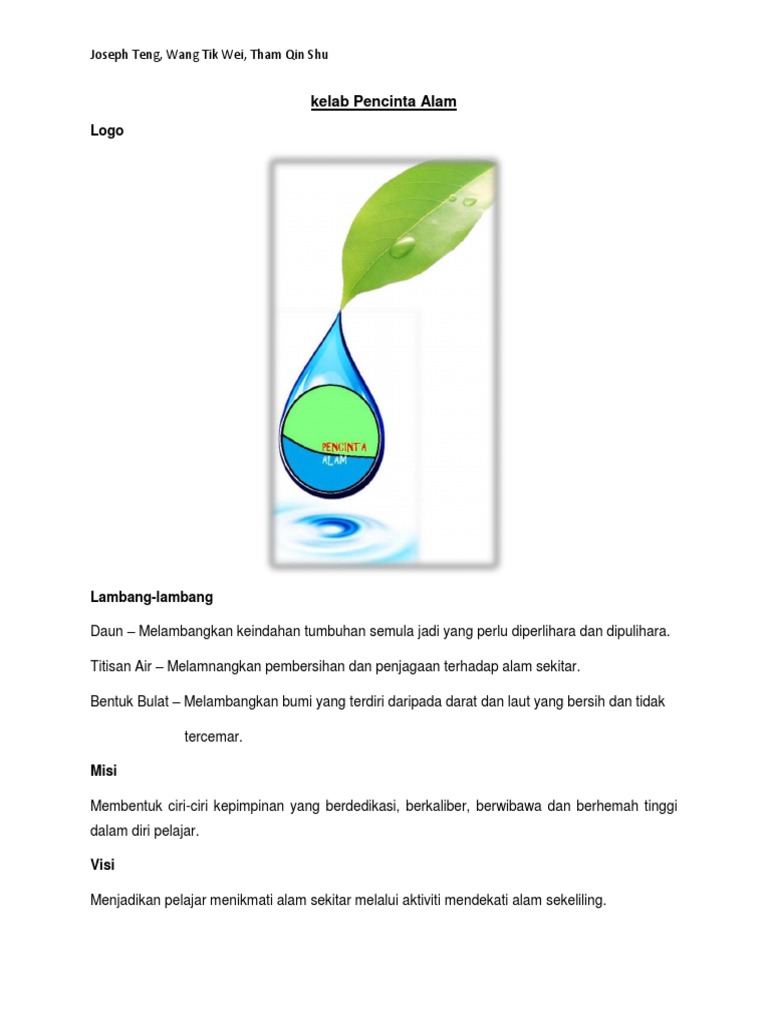 Kelab Pencinta Alam Pdf