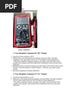 Panduan Lengkap Menggunakan Multimeter | PDF