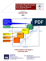 Multifactor Leadership Questionnaire Abridged Self Rating Report