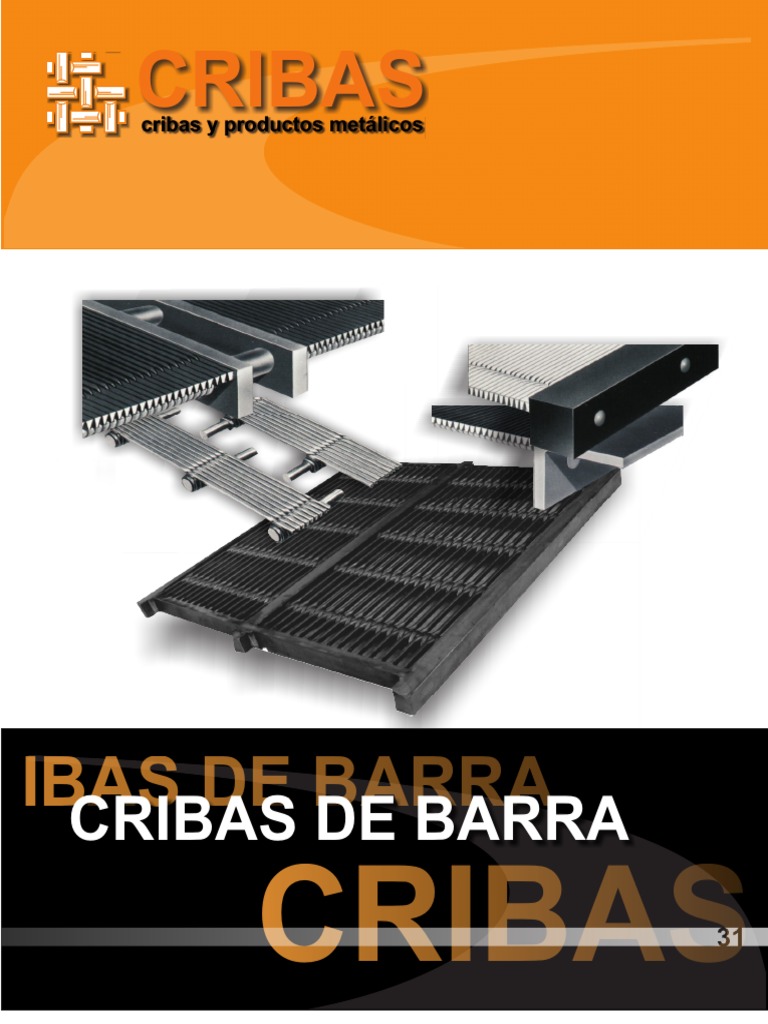 Cribas de Barra: Tipos y Aplicaciones | PDF | Science | Ingeniería