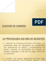 Elección de Carrera