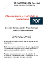 Planeamiento y Control de La Producción