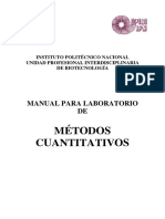 Manual de Metodos Cuantitativos 1a Version