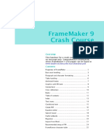 Framemaker 9 Crash Course: WWW - Daube.Ch/Docu/Fm-Kurs/Handout PDF