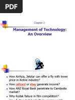 Ch1 - Management of Technology - An Overview