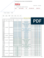 Time Table ME: Online Test Series Portal