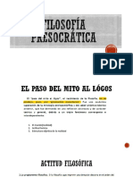 FILOSOFÍA PRESOCRÁTICA